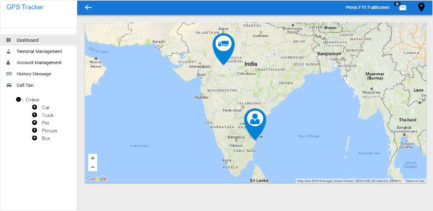 Mobile based GPS tracker in PHP with MySQL Database
