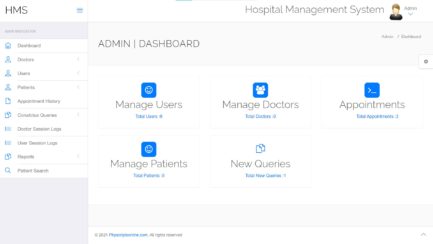 Hospital Management PHP Script
