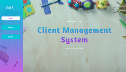 Client Management PHP Script