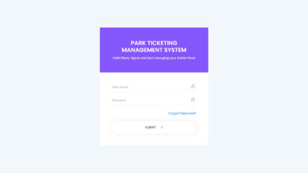 Park Ticketing Management Project