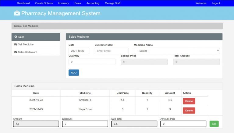 Pharmacy PHP Script - Pharmacy Software Source Code